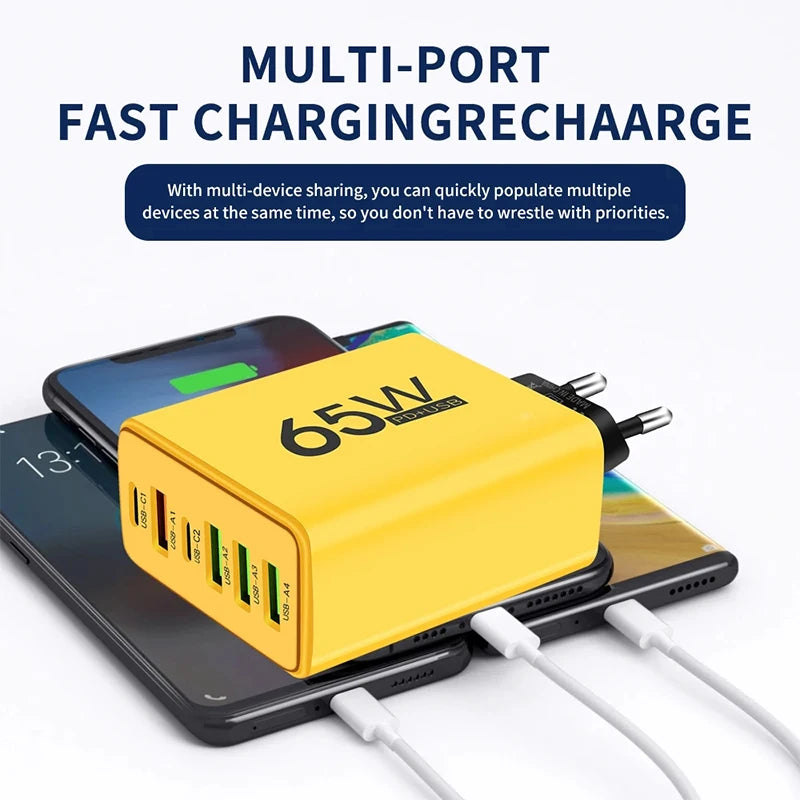 PowerHub 6 Pro Fast Charging USB Type C